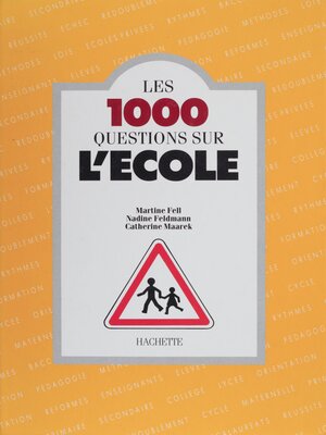 cover image of Les 1.000 questions sur l'école